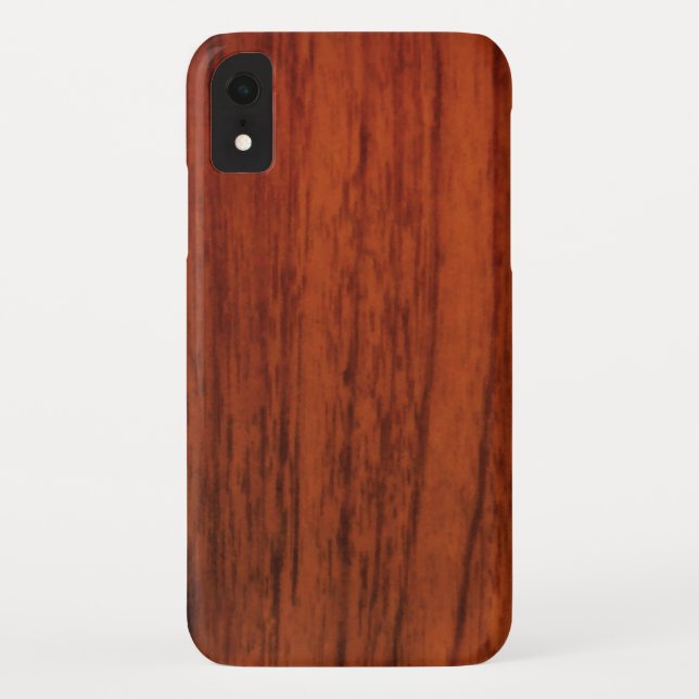 Mahogany Wood Print Case-Mate iPhone Case (Back)