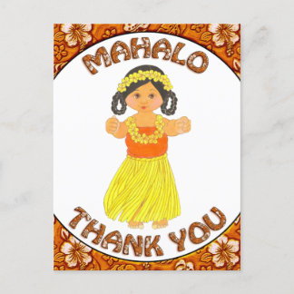 Mahola Thank You Postcard