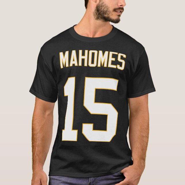 Mahomes 15 GOAT KC Essential T-Shirt (Front)