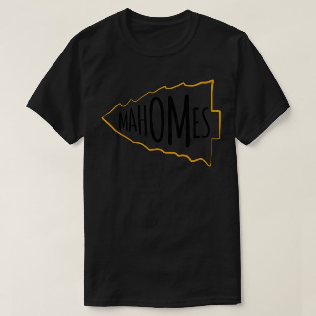 Mahomes Arrowhead Logo T-Shirt (Design Front)
