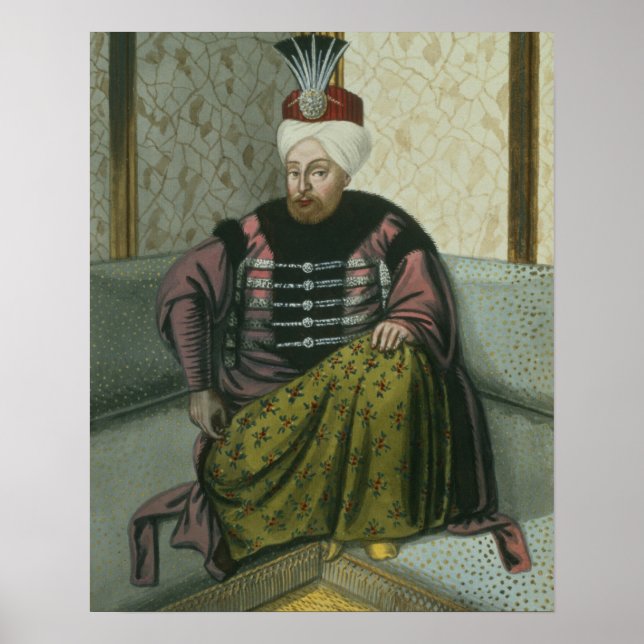 Mahomet (Mehmed) IV (1642-93) Sultan 1648-87, from Poster (Front)