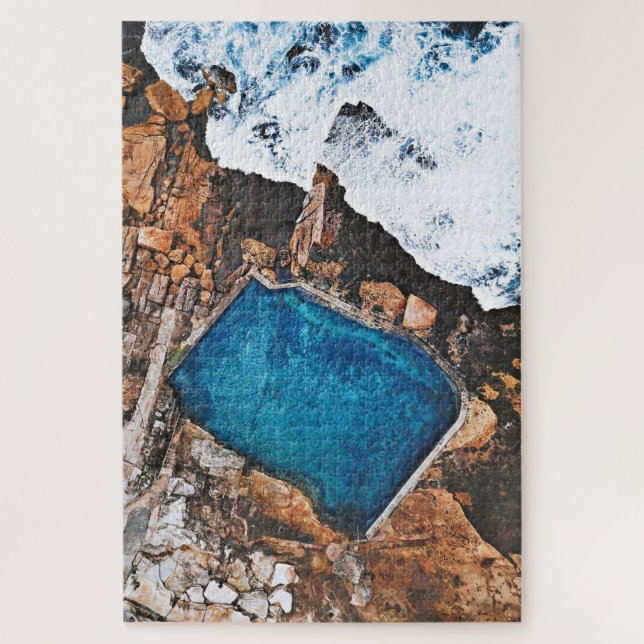 Mahon Pool Maroubra Beach Sydney Aerial Jigsaw Puzzle (Vertical)