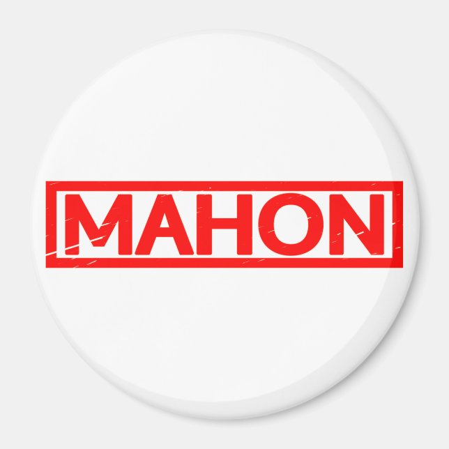 Mahon Stamp Magnet (Front)