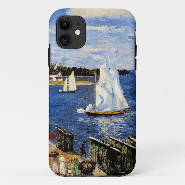 Mahone Bay by William Glackens Case-Mate iPhone Case (Back)