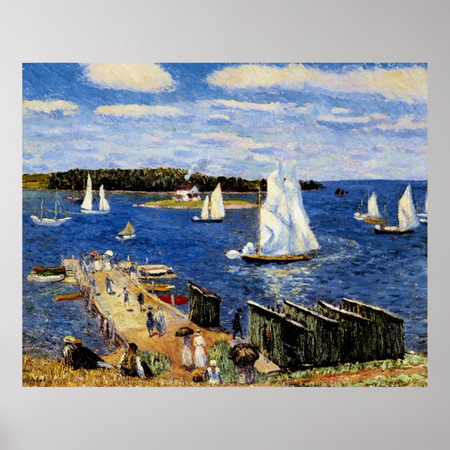 Mahone Bay by William Glackens Poster (Front)
