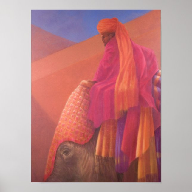 Mahout and Elephant Poster (Front)