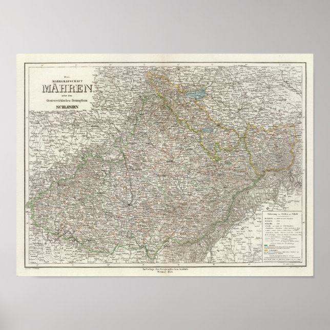 Mahren, Oesterr Schlesien Poster (Front)