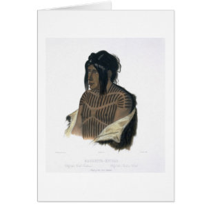 Mahsette-Kuiuab, Chief of the Cree Indians, plate