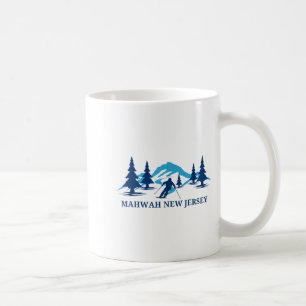 Mahwah new jersey ski resort skiing skier coffee mug
