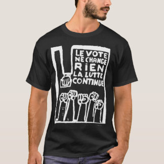 Mai 68 Paris Protest Banner T-Shirt
