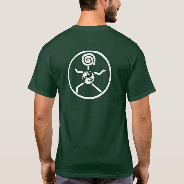 MAI Tai Chi Guy White Printing T-Shirt (Back)