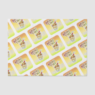 MAI TAI COCKTAIL RECIPE ART TISSUE PAPER