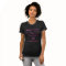 Maia and Guida Black & Pink Girlie Tee