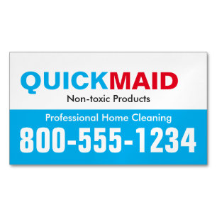 Maid Business Cards For Refrigerator