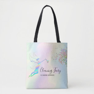 Maid Cleaning House Sparkling Holograph Fairy Mug  Tote Bag