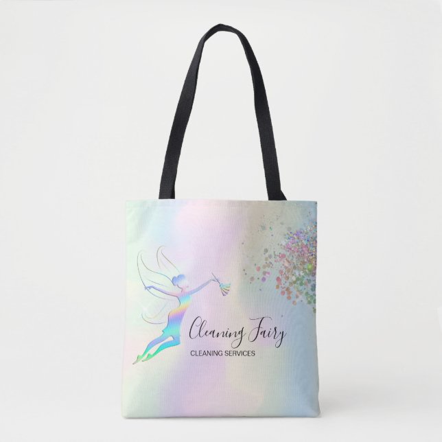 Maid Cleaning House Sparkling Holograph Fairy Mug  Tote Bag (Front)