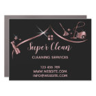 Maid Cleaning House Sparkling Rose Gold Car Magnet