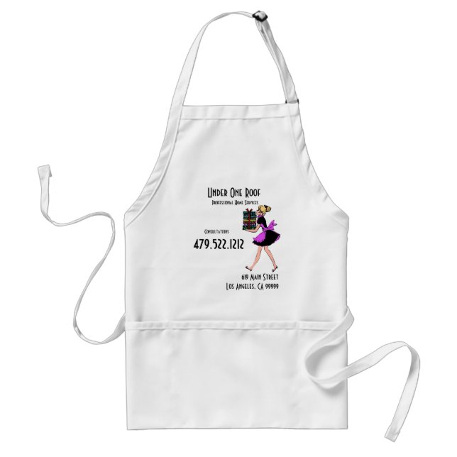 Maid Cleaning Service Apron (Front)