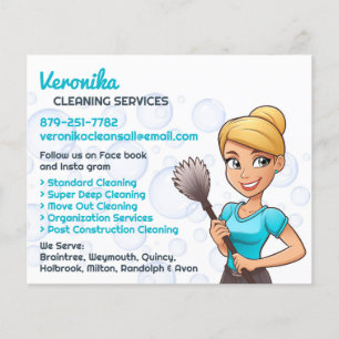 Maid Cleaning Services Flyer