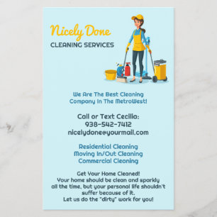 Maid Cleaning Services Flyer