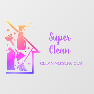 Maid House Cleaning Housekeeping Holograph