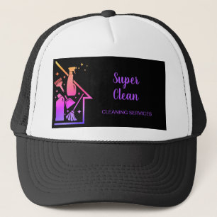 Maid House Cleaning Housekeeping Holograph Trucker Hat
