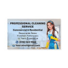 Maid Janitorial Lady Business Card House Cleaning 
