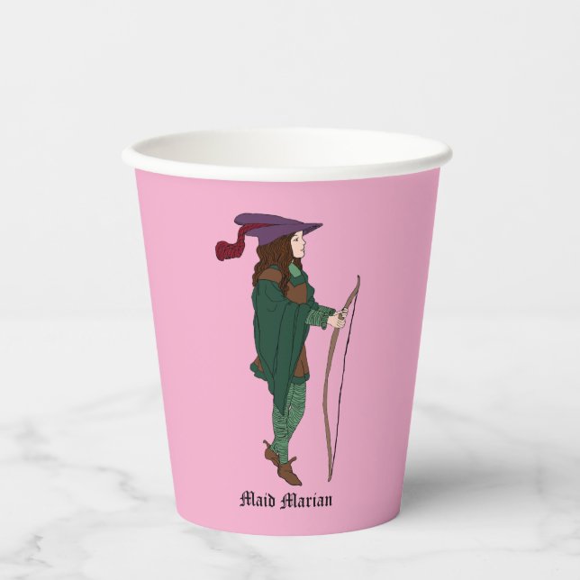 Maid Marian Paper Cup (Front)