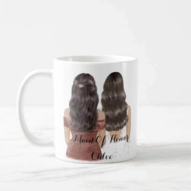 maid of honor custom mug (Left)