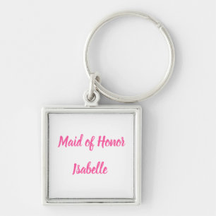 Maid of Honor Gifts Custom Name Gifts Wedding  Key Ring
