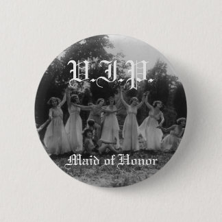 Maid of Honour Bachelorette Party Flair 6 Cm Round Badge