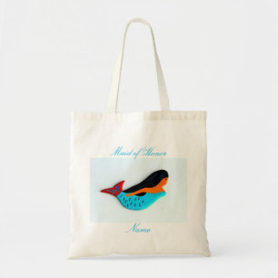 Maid of Honour blue-tail mermaid Tote Bag