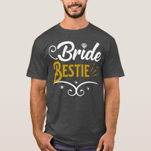 Maid of Honour Bride Bestie Bridal Shower Gifts  T-Shirt