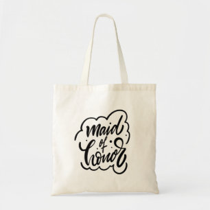maid of honour bridesmaid gift wedding bridal part tote bag