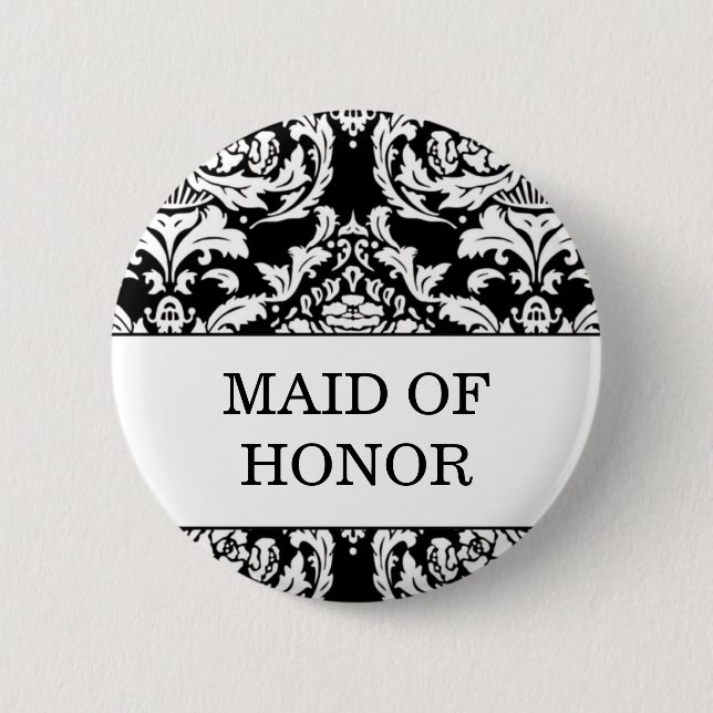 Maid of Honour Button (Front)