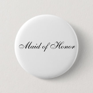 Maid of Honour Button