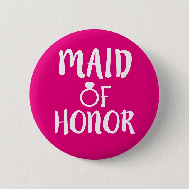 Maid of Honour button (Front)