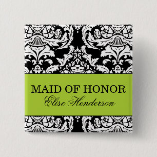 Maid of Honour Button