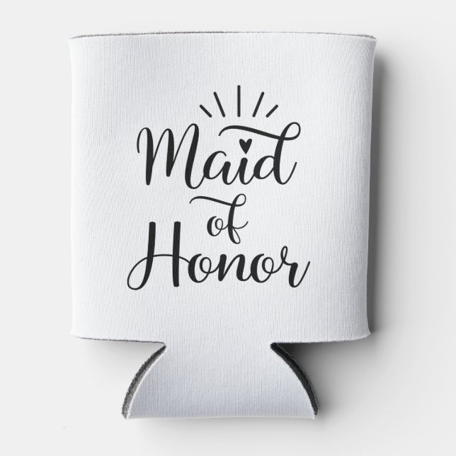 Maid Of Honour Can Cooler (Front)