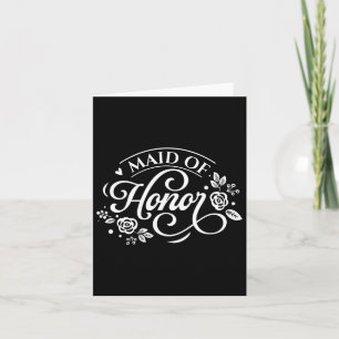 Maid Of Honour Card
