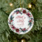 Maid Of Honour Christmas Floral Wreath Personalise