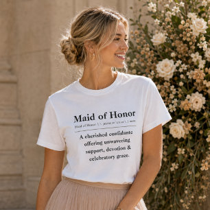 Maid of Honour Definition T-Shirt Tri-Blend Shirt