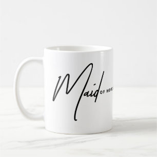 “Maid of Honour” Elegant Gift – Wedding Party Mug