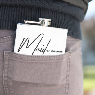 Maid of Honour” Gift–Bridal Wedding Party Flask