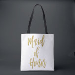 Maid of Honour Gold Wedding Bag<br><div class="desc">Maid of Honour Gold Wedding Bag is the perfect wedding bag to travel with to a destination wedding.</div>