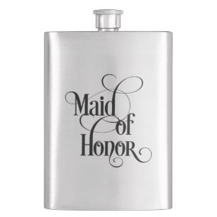 Maid of Honour Hip Flask