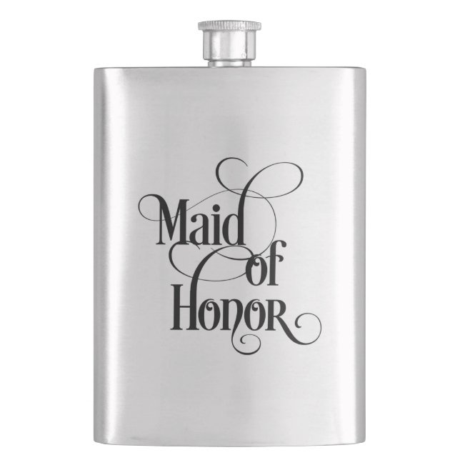 Maid of Honour Hip Flask (Front)