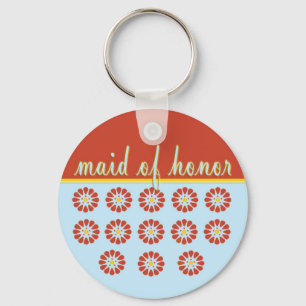 Maid of Honour Key Ring