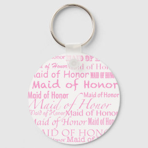 Maid of honour key ring