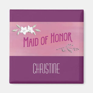 Maid of Honour Magenta Magnet